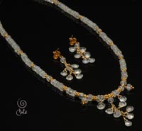 Moonstones and Gold Vermeil Set