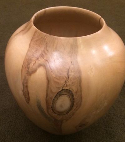Aspen Wood Vase (v884)