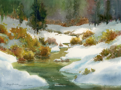 Winter Beginnings on Old Bear Lake Road