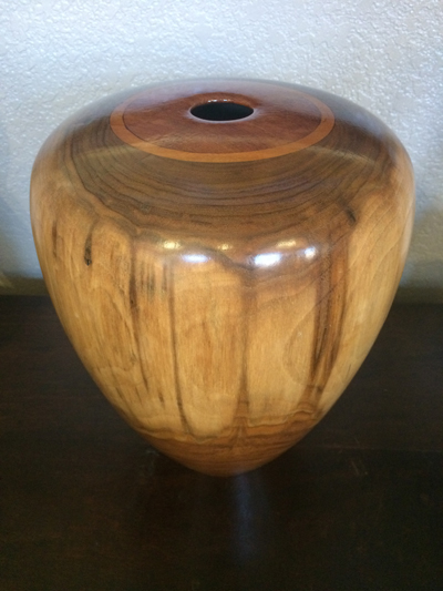 Walnut and Purple Heart Vessel (v 887)