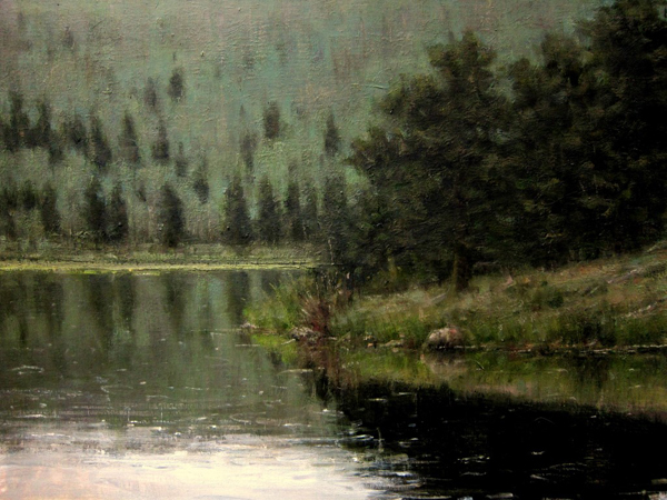 Rain on a Lake