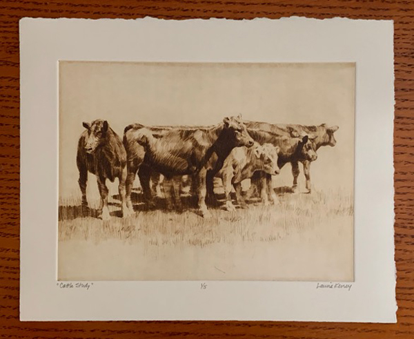 Cattle Study (sepia series)
