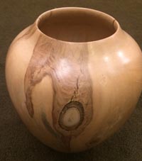 Aspen Wood Vase (v884)