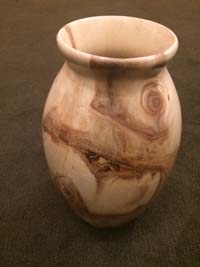 Aspen Wood Vase (v865)
