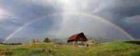 Steamboat Barn Rainbow