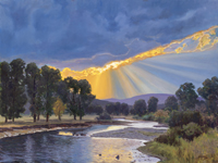 Sunset on the Little Snake